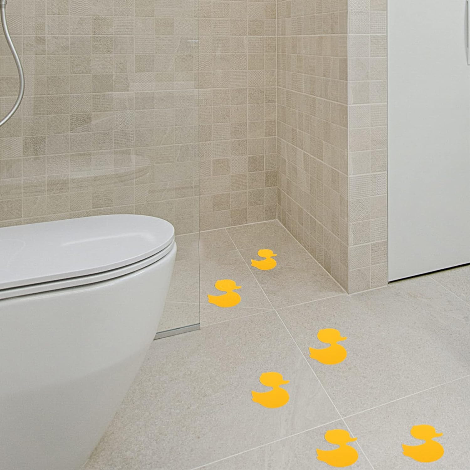 Operitacx - Fun Cartoon Anti-Slip Bathtub Sticker for Kids