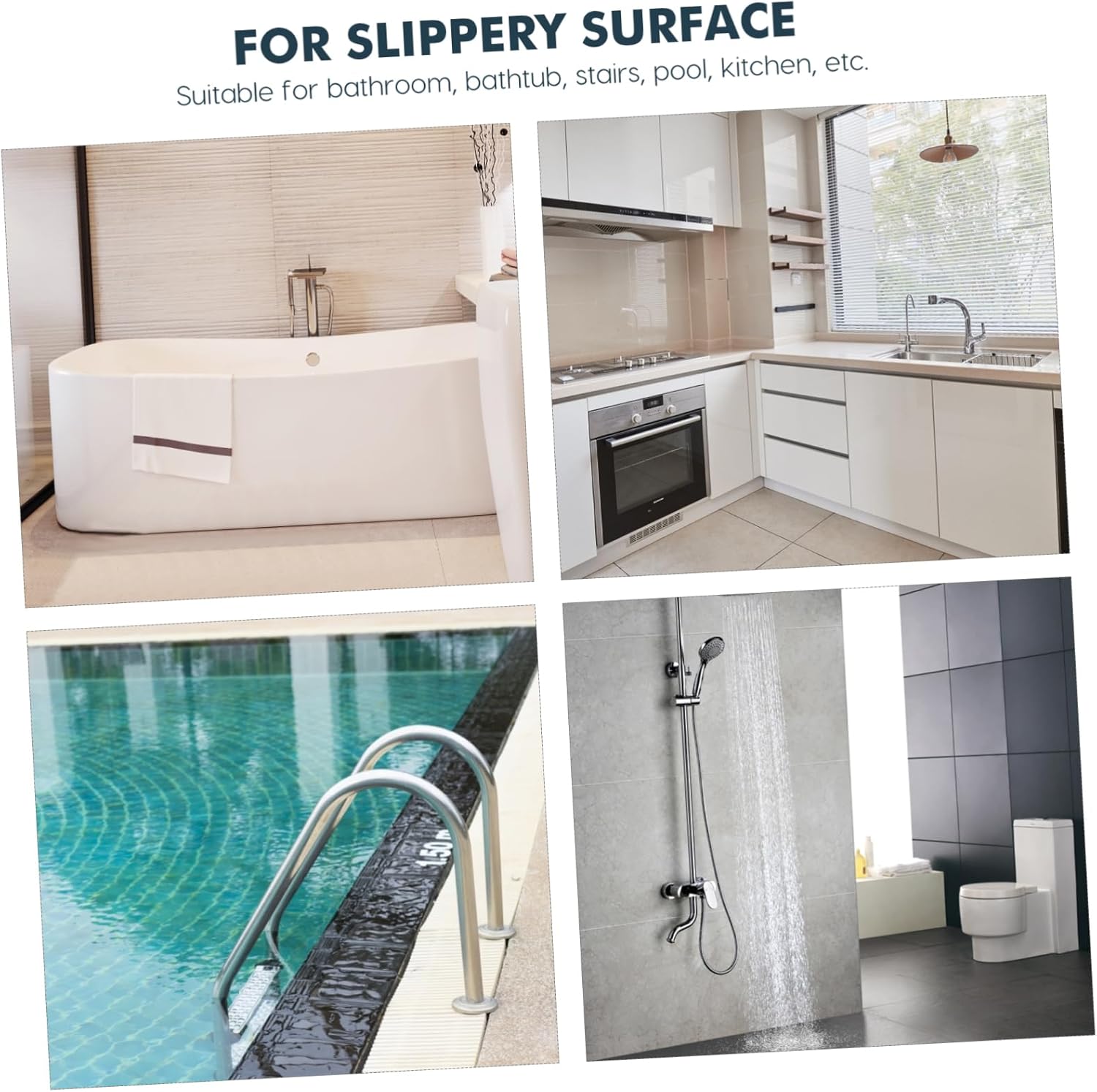 12pcs Non-Slip Bathtub Stickers Seashell Design