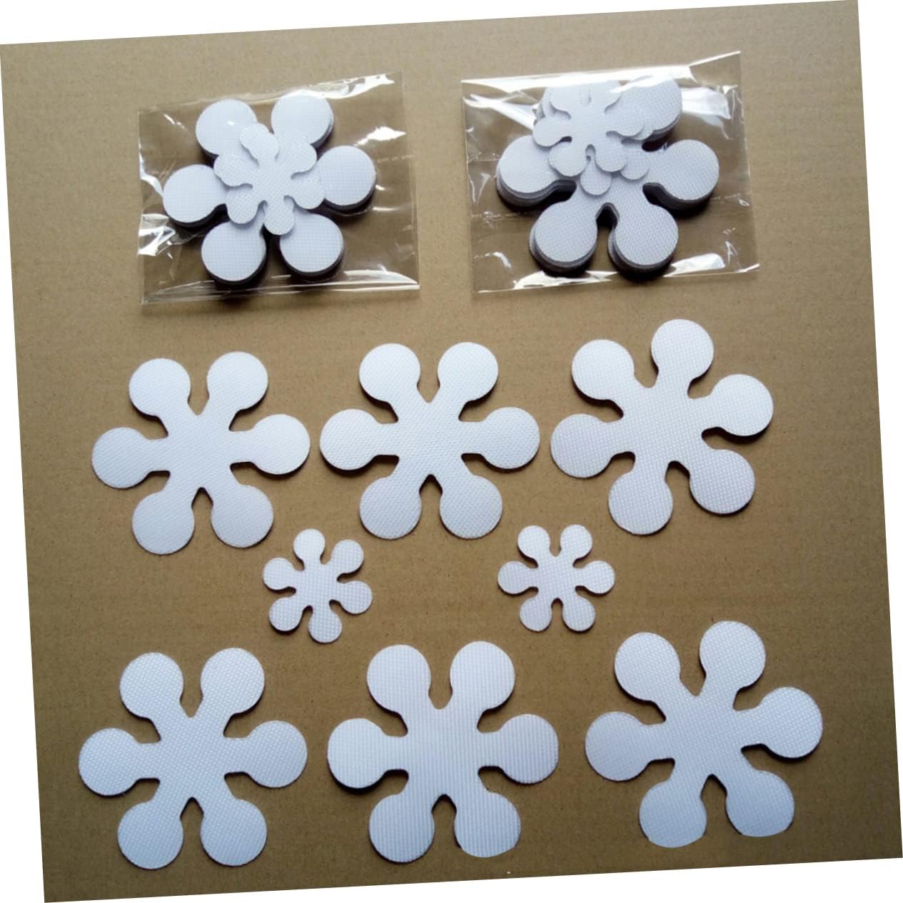 8-Piece Anti-Slip Bathtub Sticker Set for Bathroom Safety