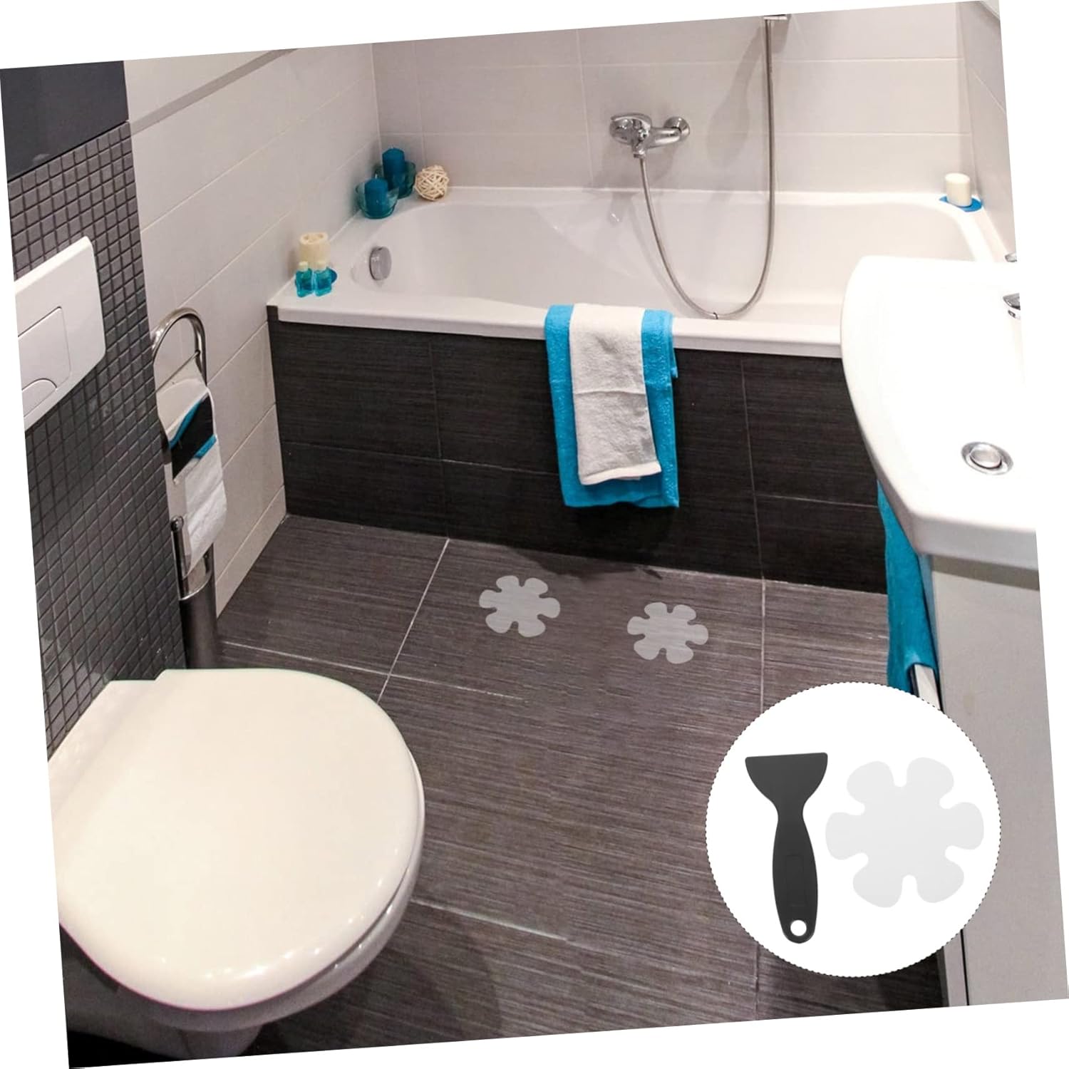 Sturdy Non-Slip Bathroom Floor Sticker