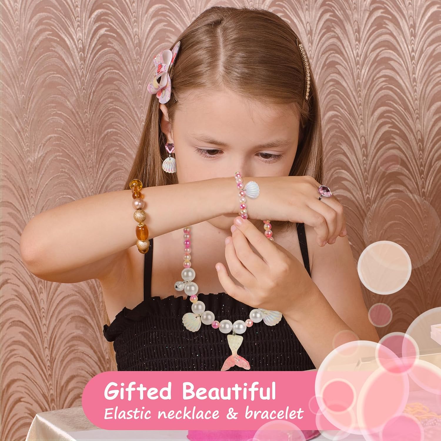 Stunning Ballerina Music Box with Jewelry Set for Girls