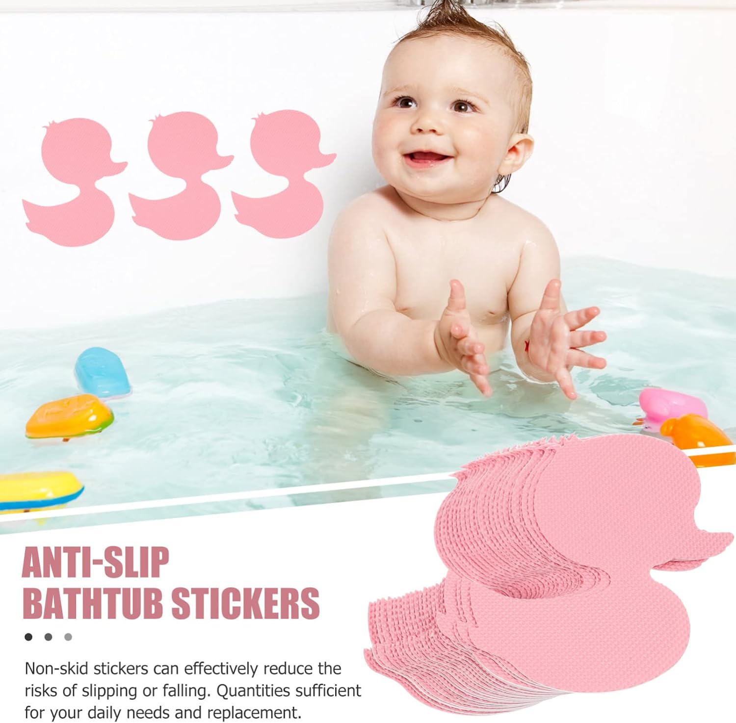Zerodeko 24-Piece Non-Bathtub Stickers for Smooth Application in the Bathroom