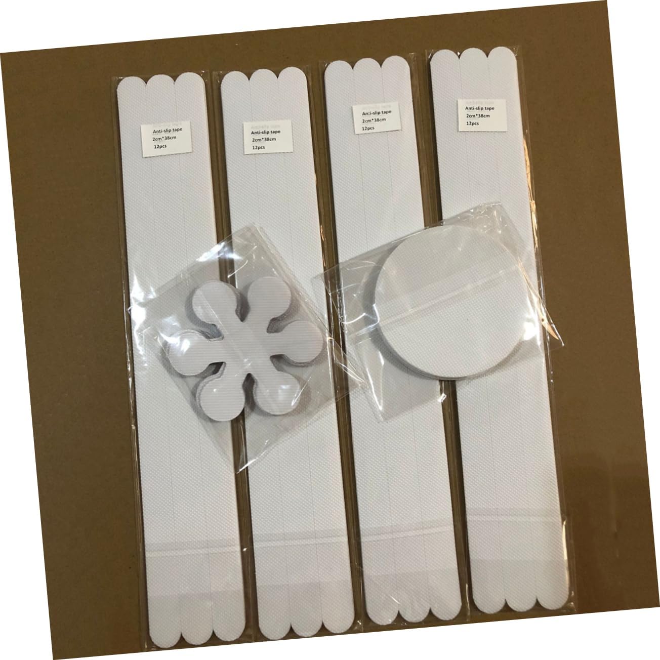 Slipproof Bath Mat with 8pcs Snowflake Non-Skid Stickers