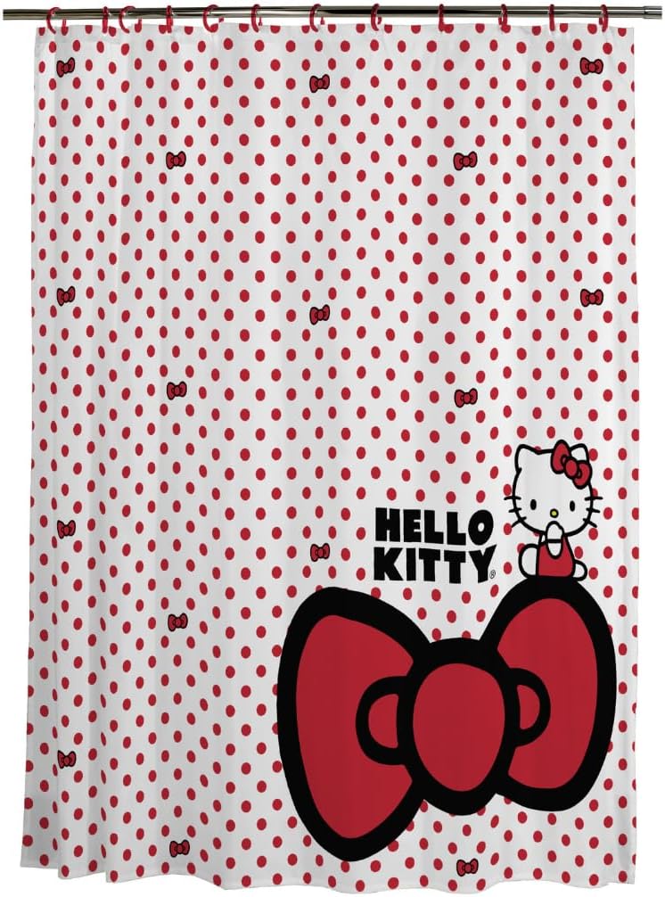 Franco Hello Kitty 12-Piece Shower Curtain Set