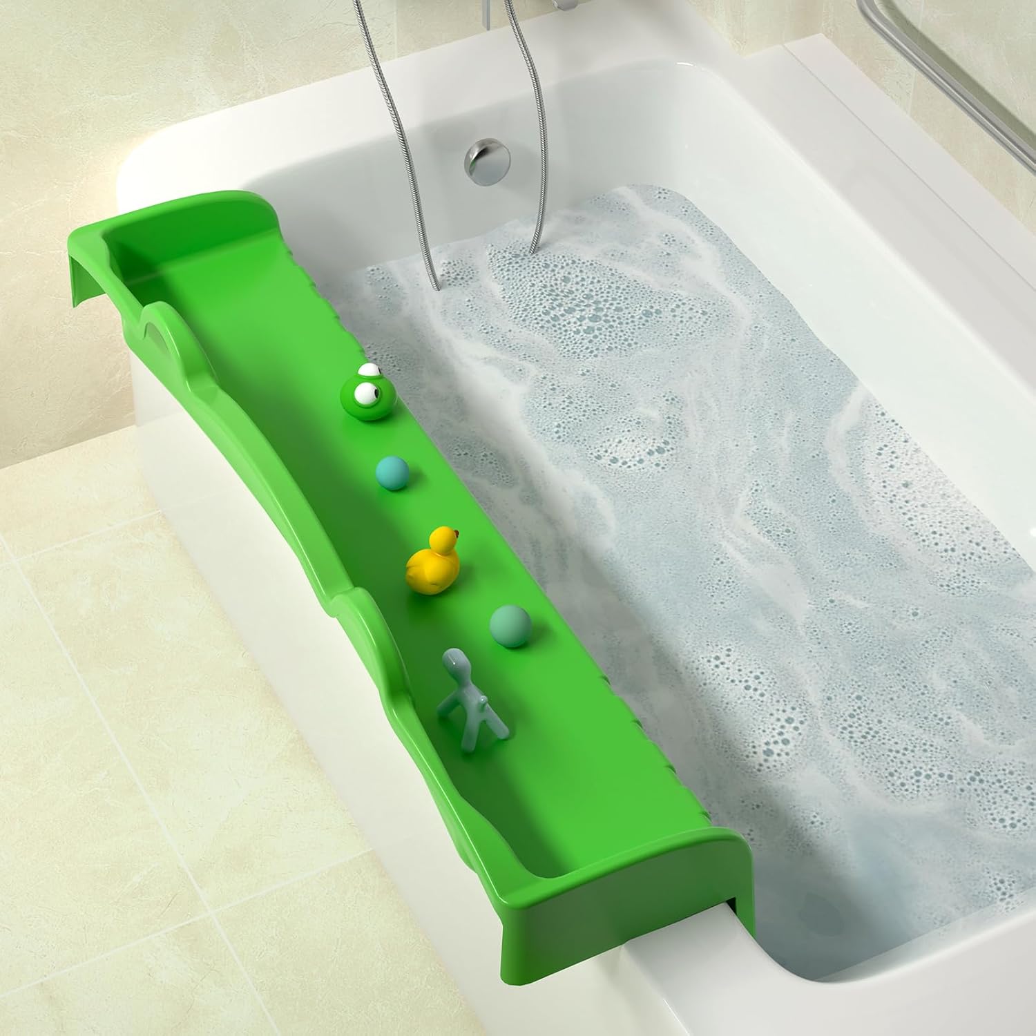 Splash Guard for Bathtubs Water Resistant Play Tray for Kids