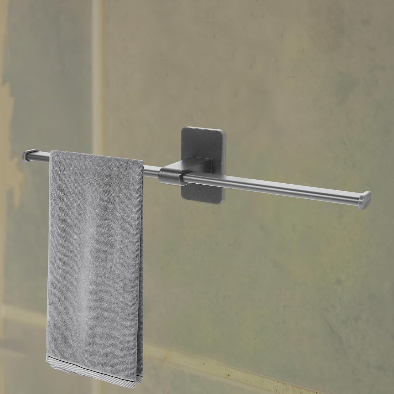 Wall Mounted Towel Rack Modern Space-Saving Sleek Finish Easy Installation