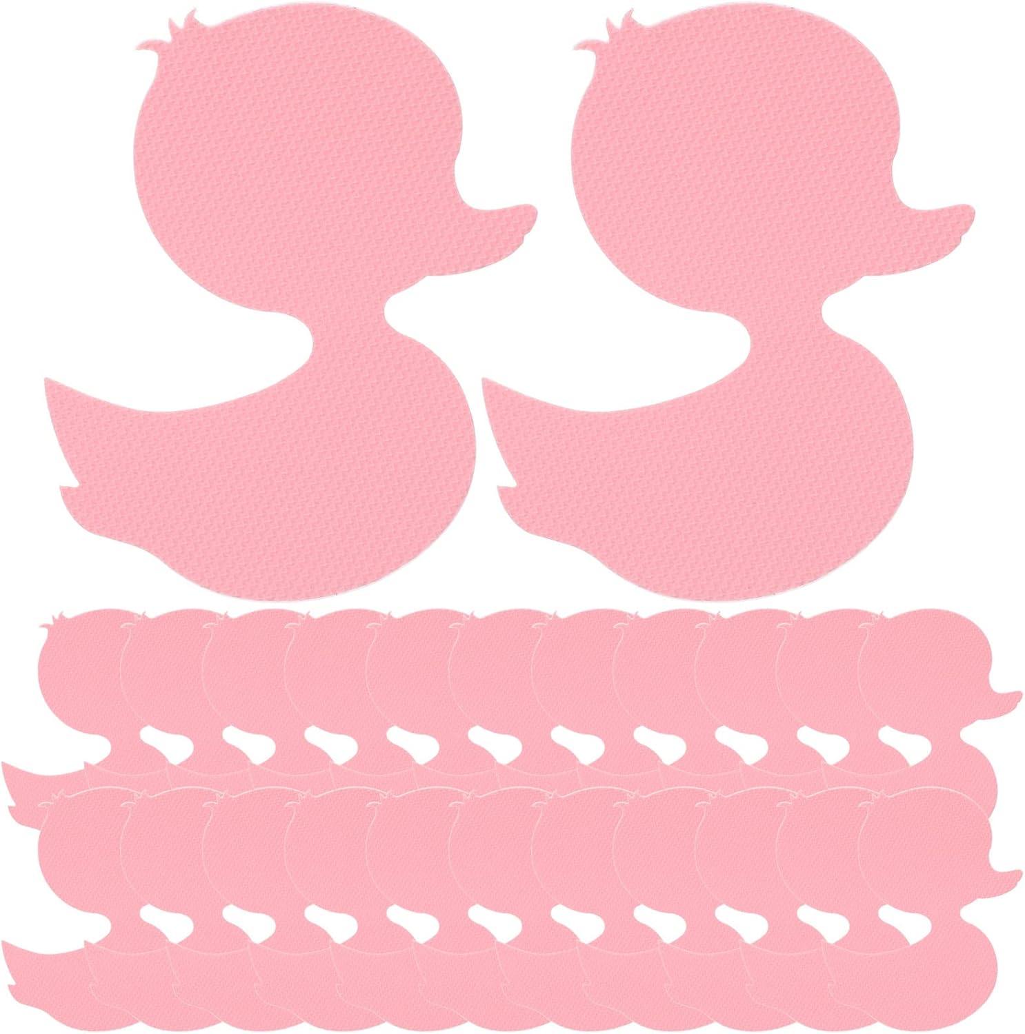 24-Piece Pink Non-Slip bathtub stickers