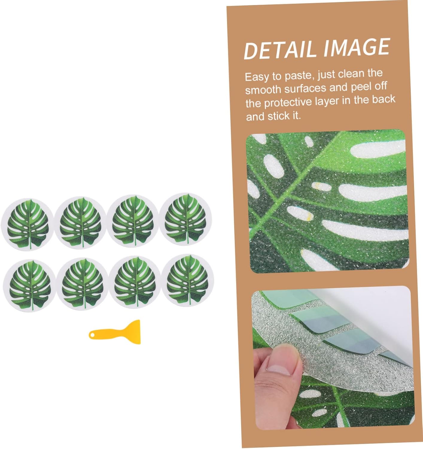 Cabilock Leaf Bathtub Stickers - Safe Fun for Kids Adults