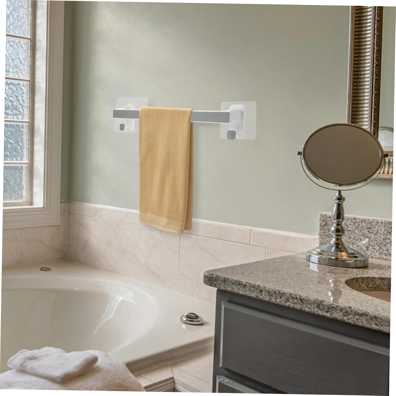 BRILLIANT OUTDOOR INDOOR WALL MOUNTED TOWEL RACK