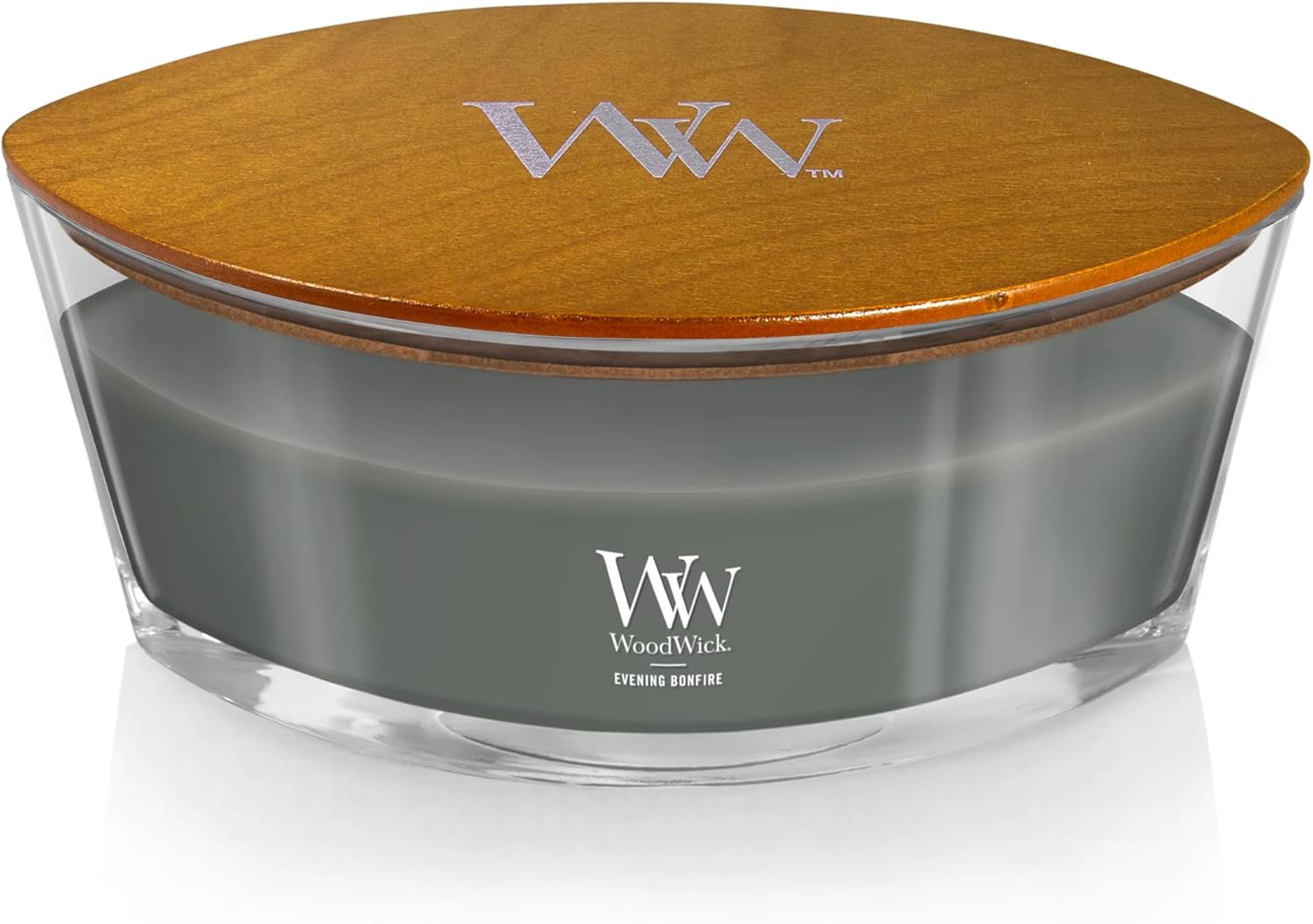 WoodWick Evening Bonfire Scented Ellipse Candle 16oz
