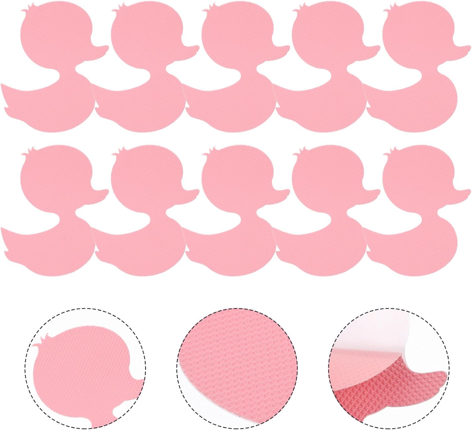 24-Piece Pink Non-Slip bathtub stickers