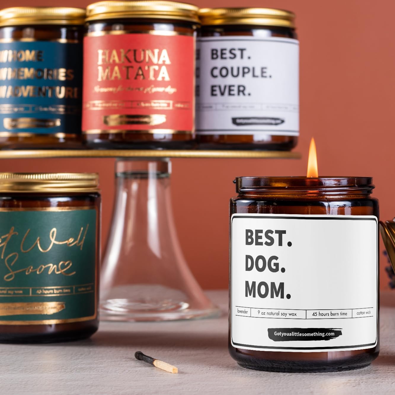 Dog Mom Gifts for Women - Lavender Scented Candle