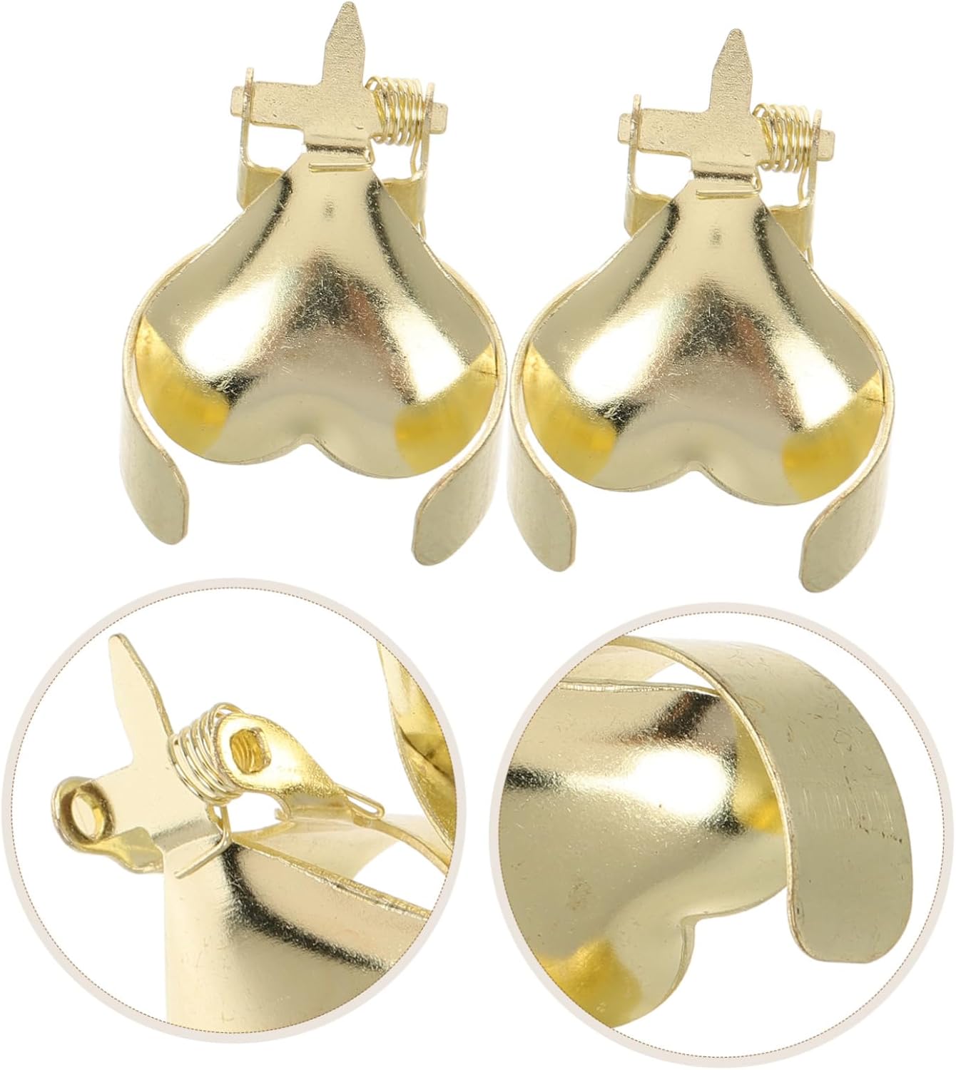 Ciieeo Heart Shaped Metal Candle Snuffer for Safe Extinguishing