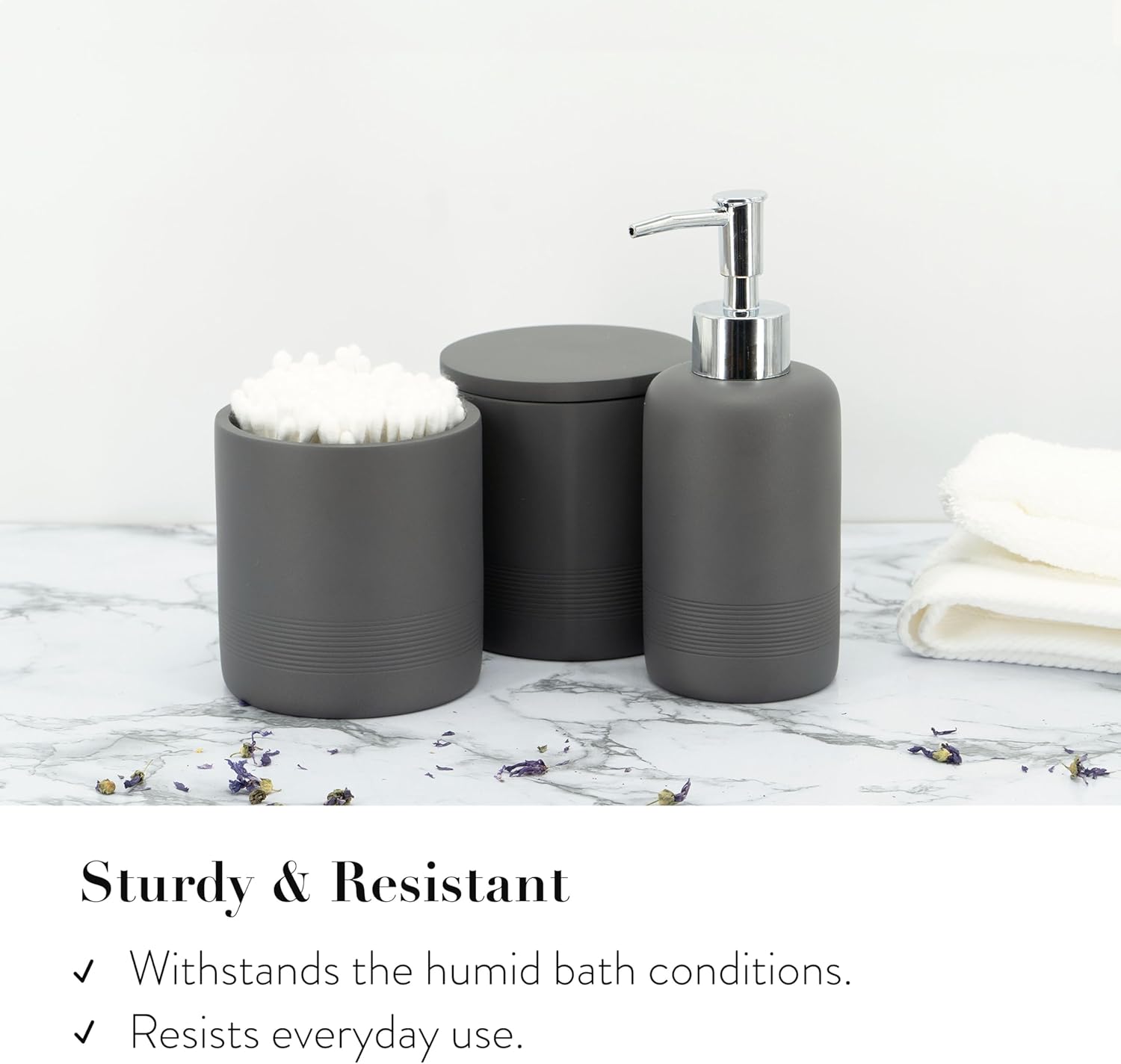 Essential Bathroom Accessories Set