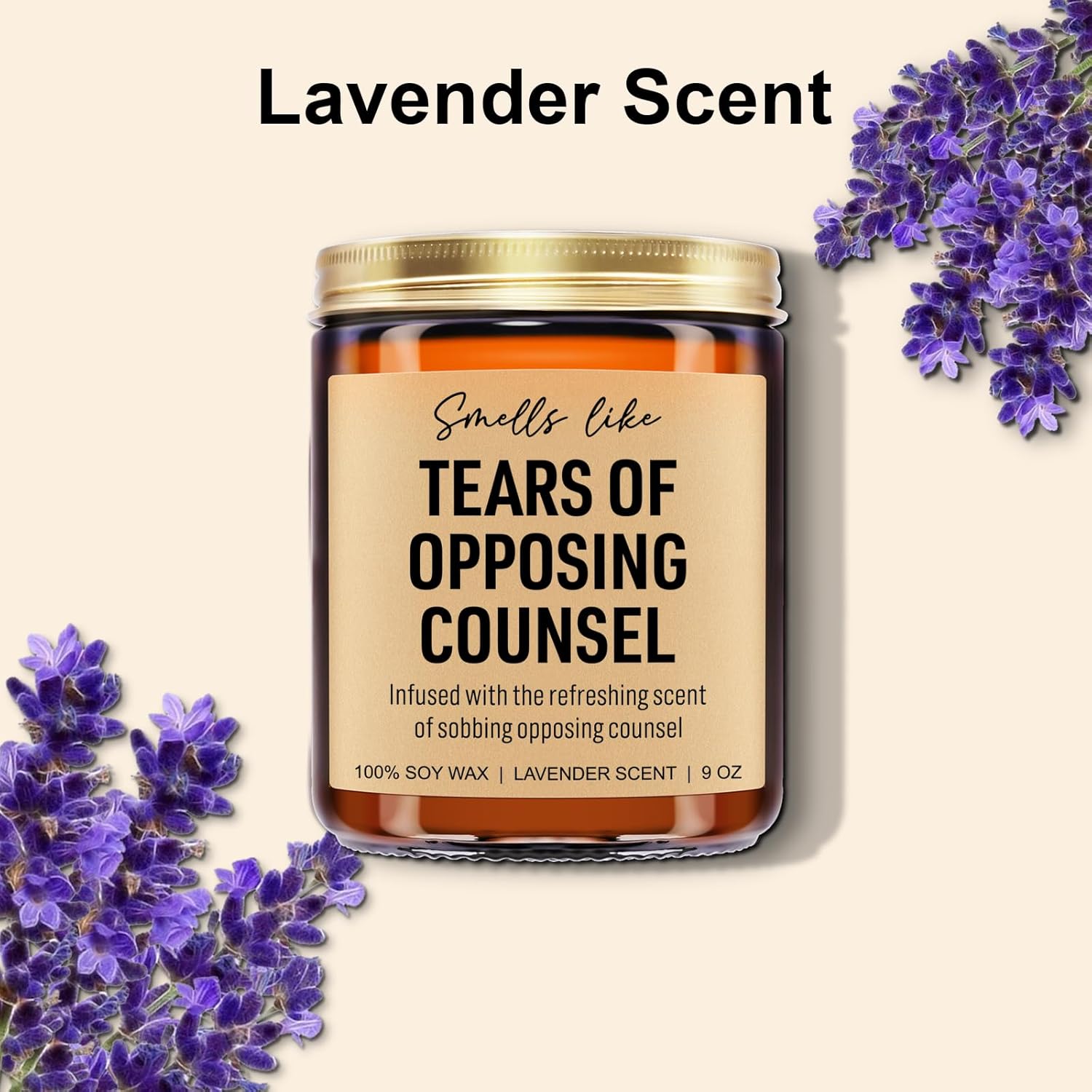 Legal-Love Candle - Fragrant Gift for Lawyers Graduates Bar Students