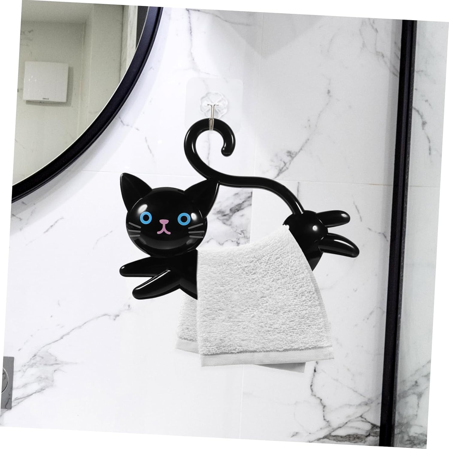 Cat-Shaped Bath Towel Hanger