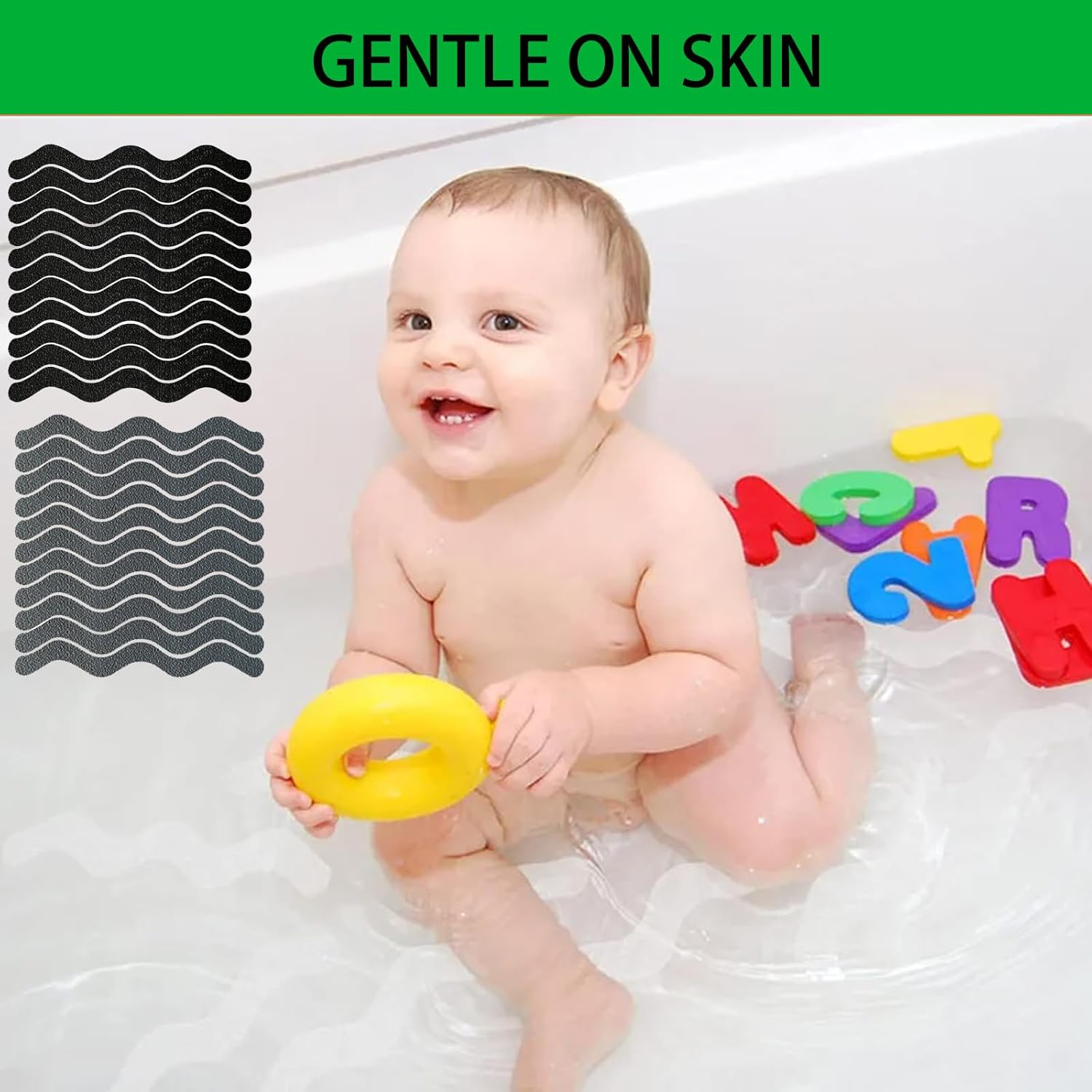 Non-Slip bathtub stickers for safe family use