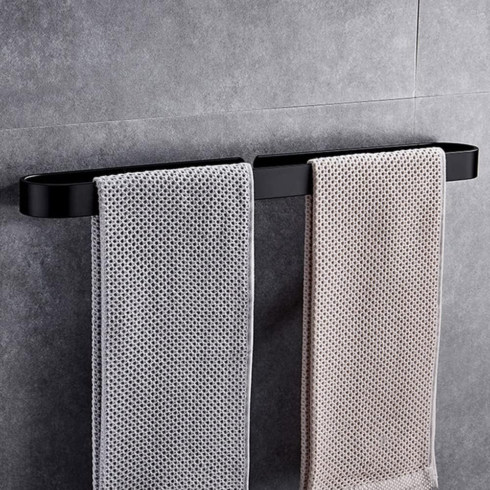 Black Towel Rail Space-Saving