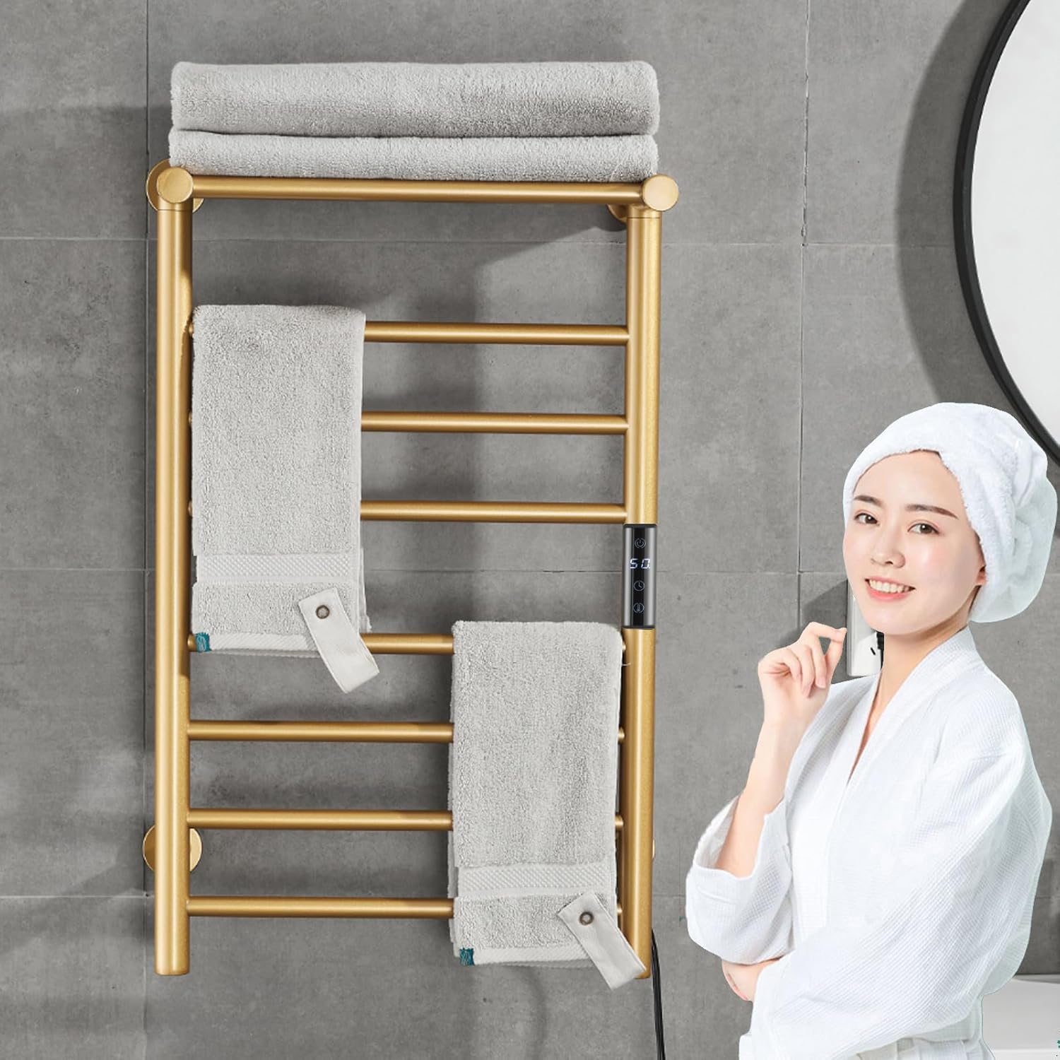 Perfect Towel Warmer Rack 70W Stainless Steel