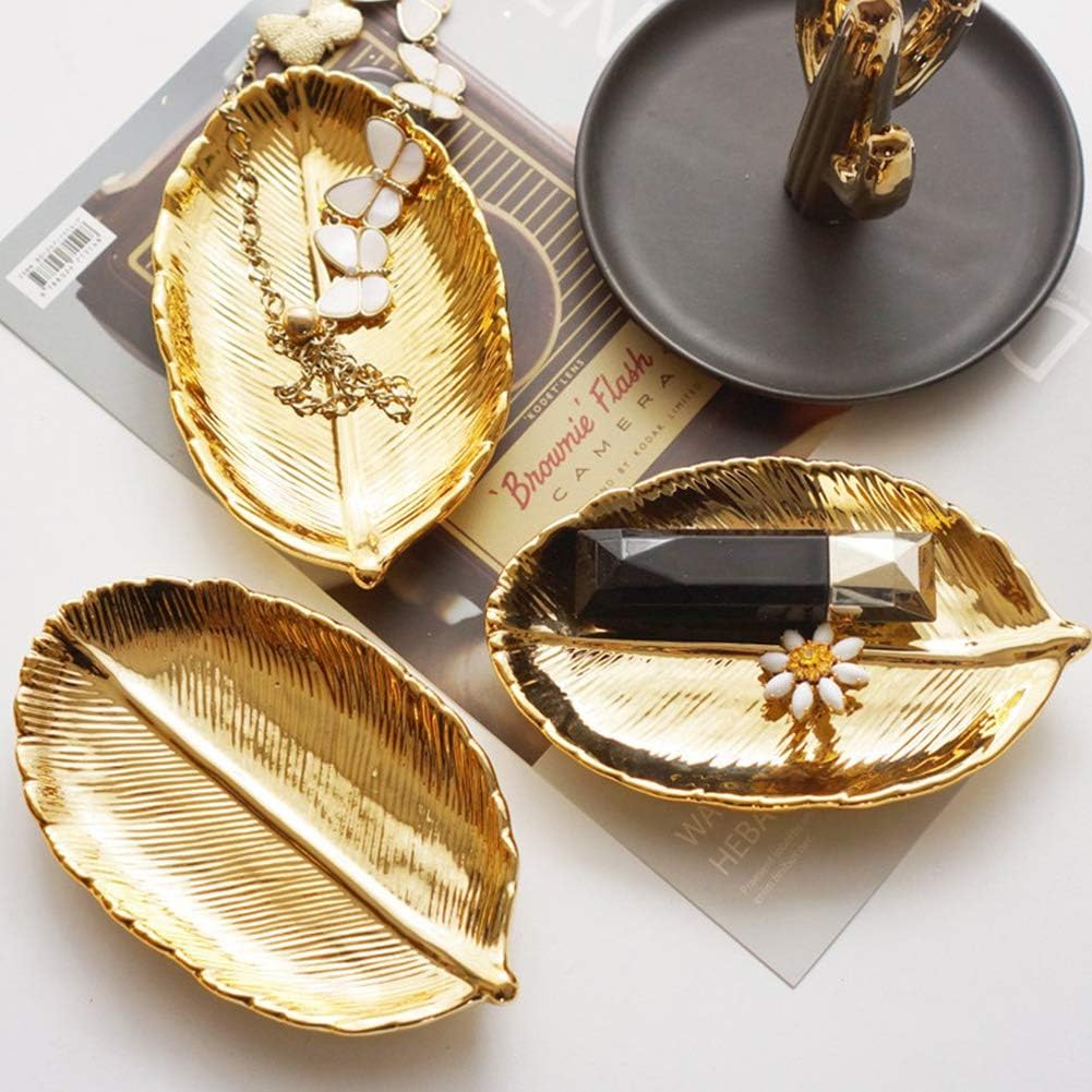 Lependor Golden Leaf Jewelry Holder