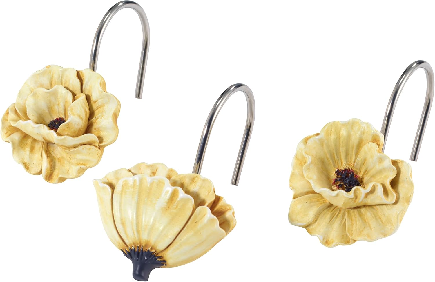 Avanti Linens Flowery Bathroom Hook Set Embrace Relaxation