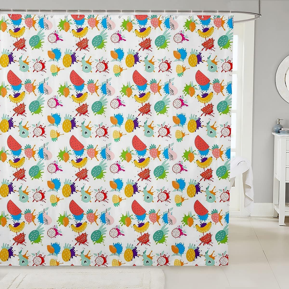 Erosebirdal Tie Dye Bath Curtain