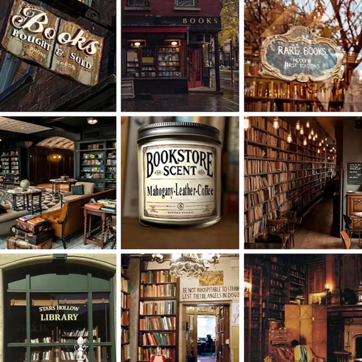 Book Lover Candle for Readers and Bookworms