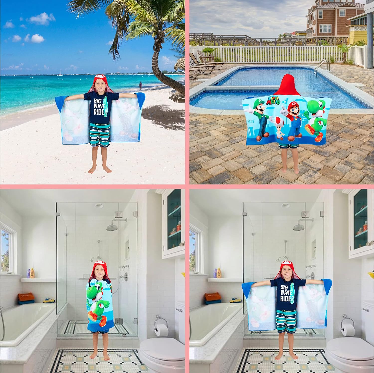 Super Mario Bath Wrap from Franco