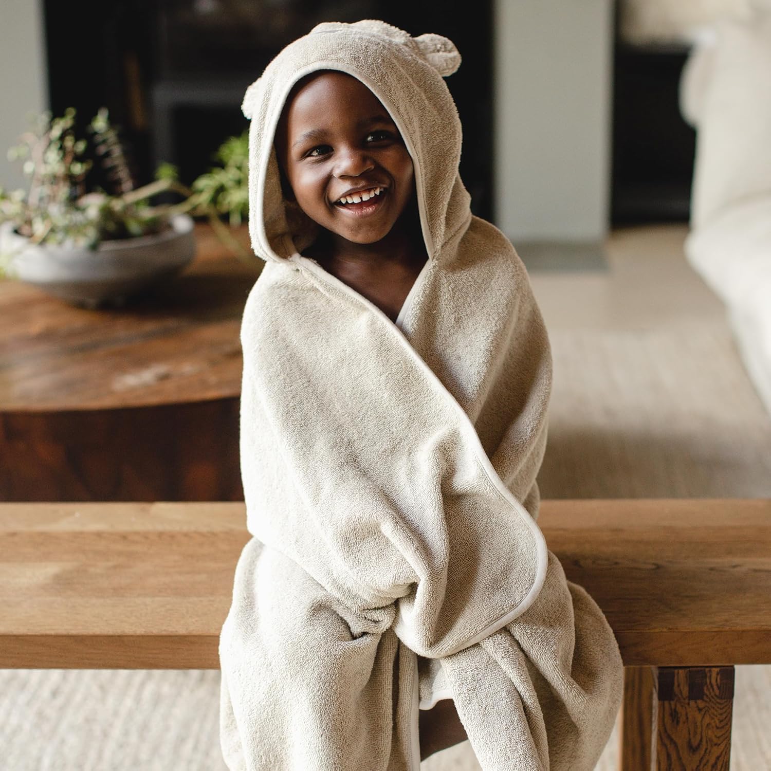 Burts Bees Baby Toddler Animal Character Hooded Towels - Soft Fun for Kids