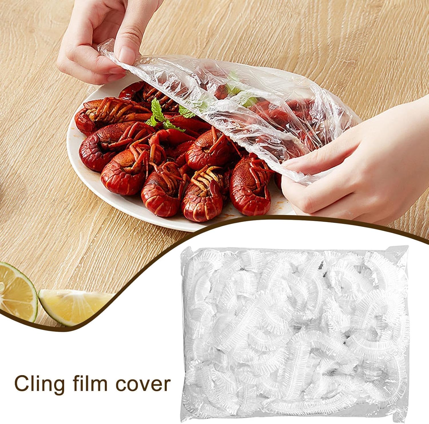 Fresh Keeping Film Store Container for Kitchen Bathroom Organizers