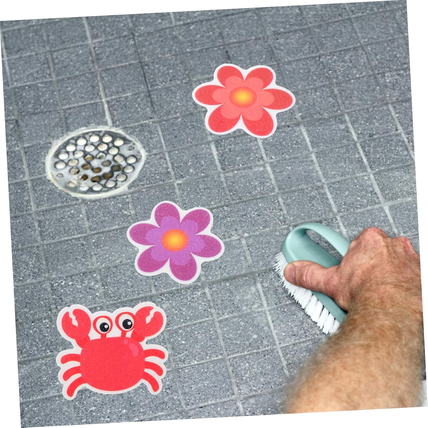 Ciieeo Peva Material Non-Slip Bathtub Shower Floor Stickers