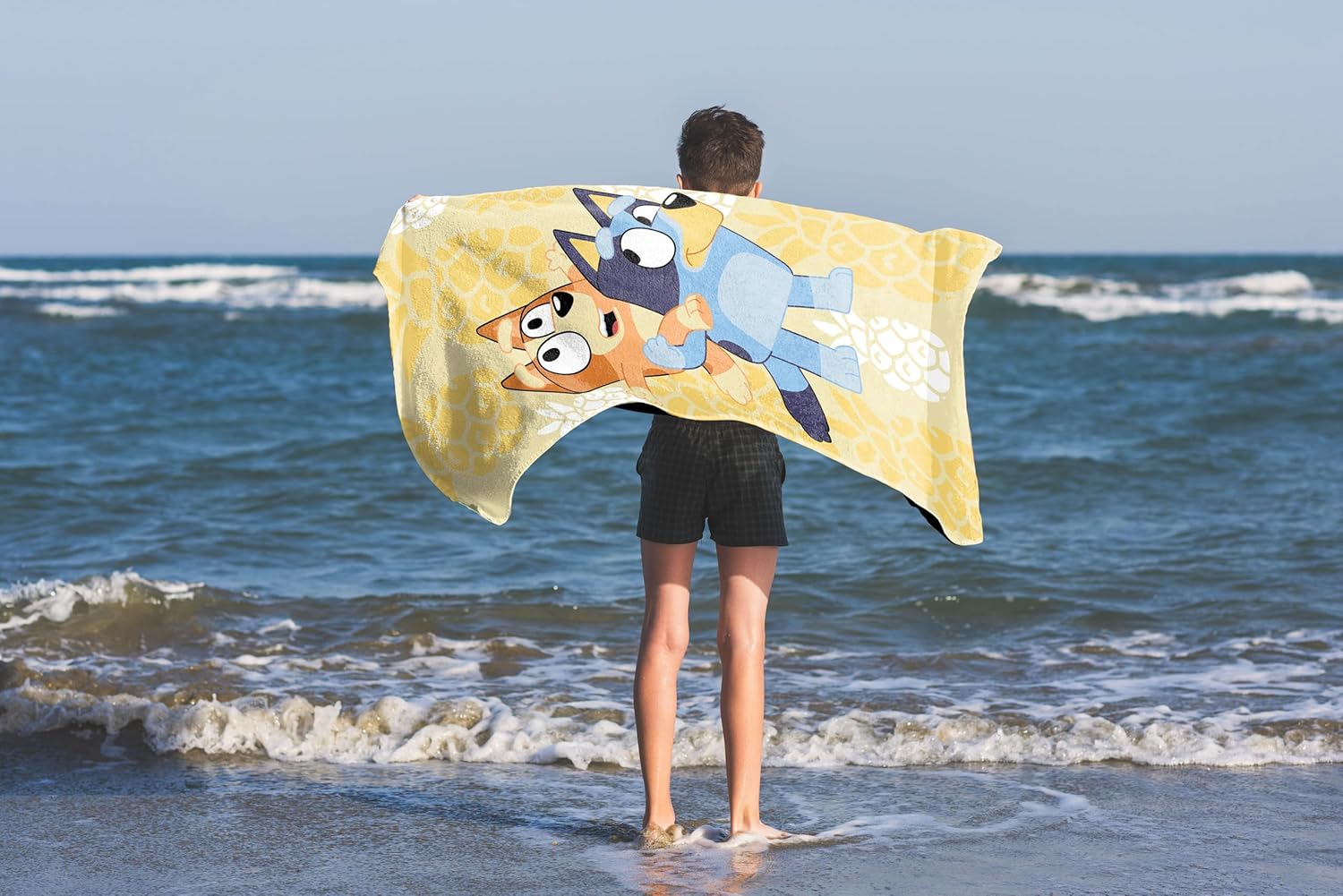 Jay Franco Bluey Bingo Kids Bath Towel - 28 x 58 inches