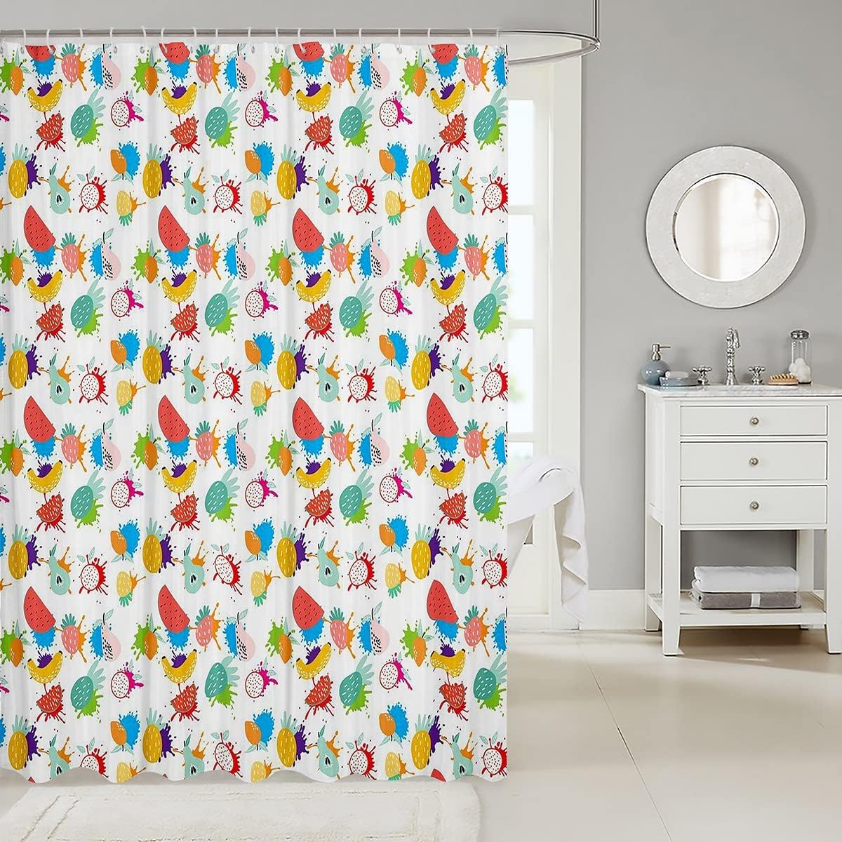 Erosebirdal Tie Dye Bath Curtain