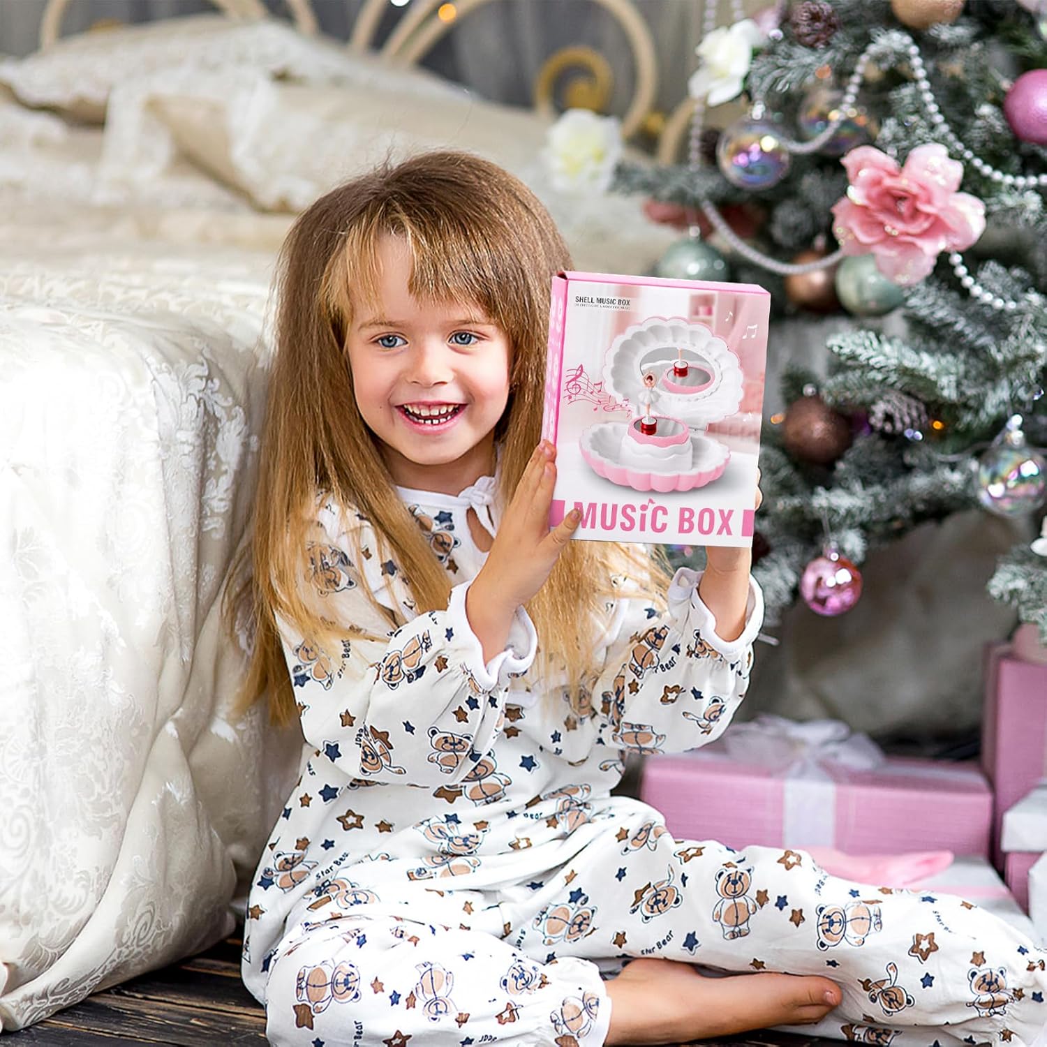 Stunning Ballerina Music Box with Jewelry Set for Girls
