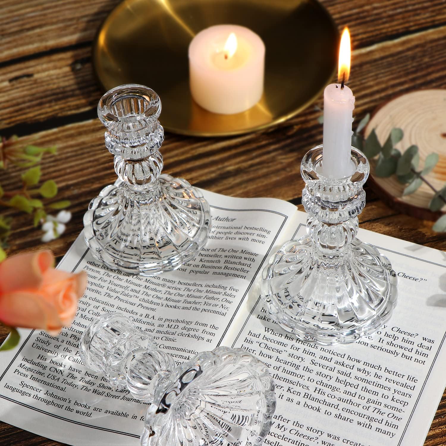 12-Piece Taper Candlestick Holders - Wedding Decor Perfect