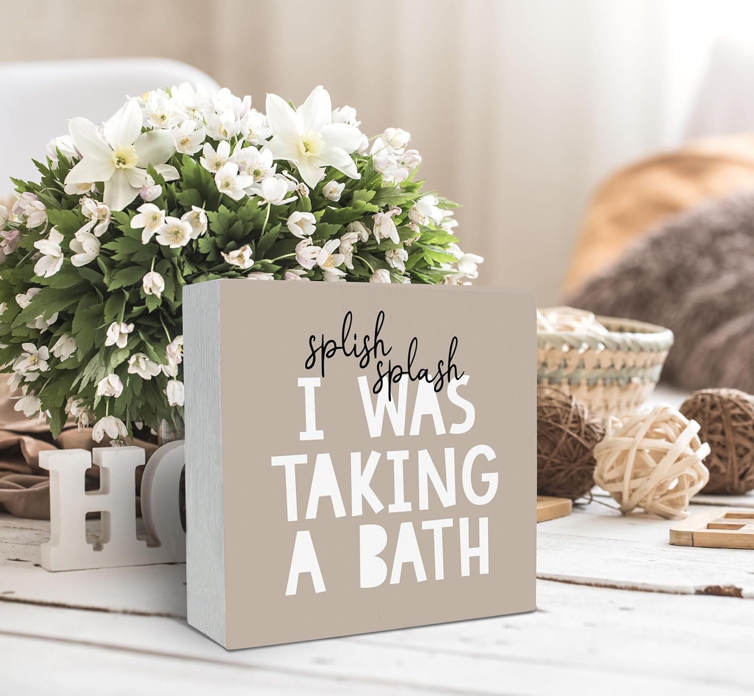 Joyful Kids Bathroom Quote Splish Splash