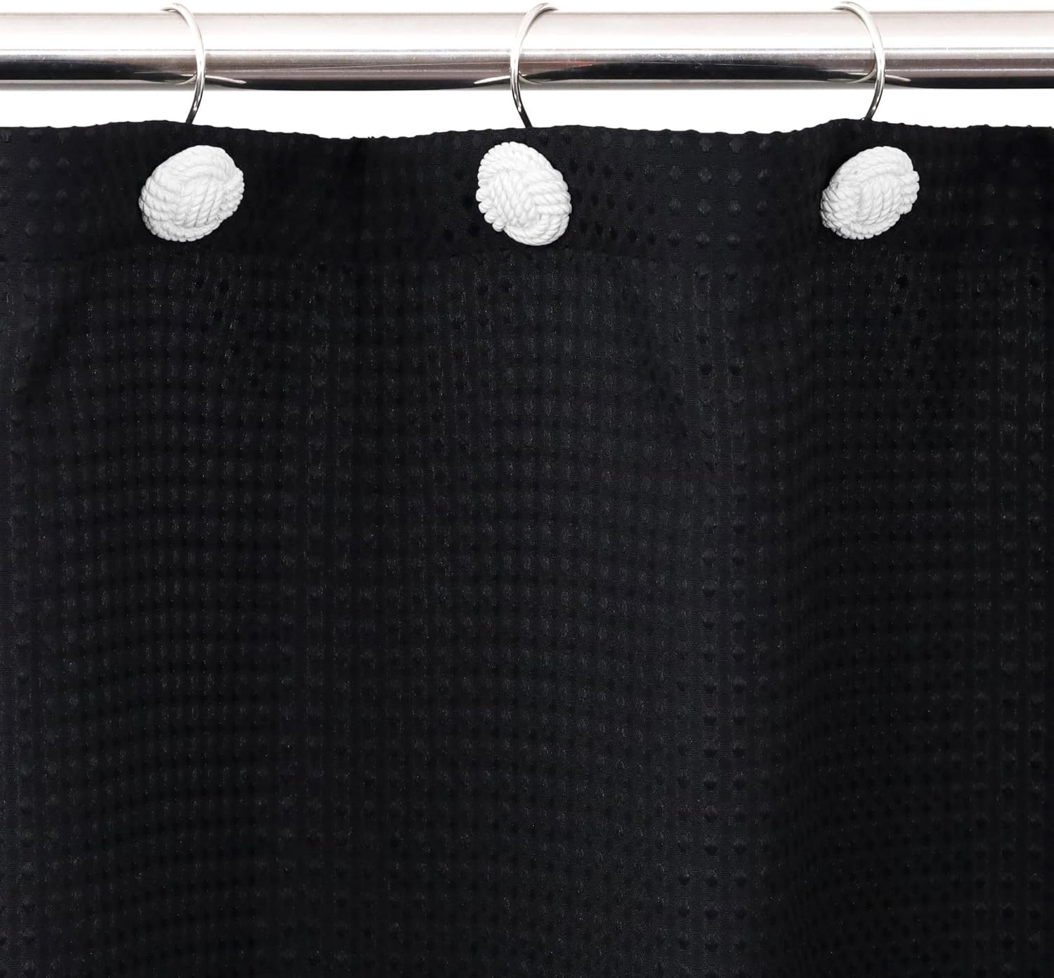 Elegant White Boho ShowerHooks