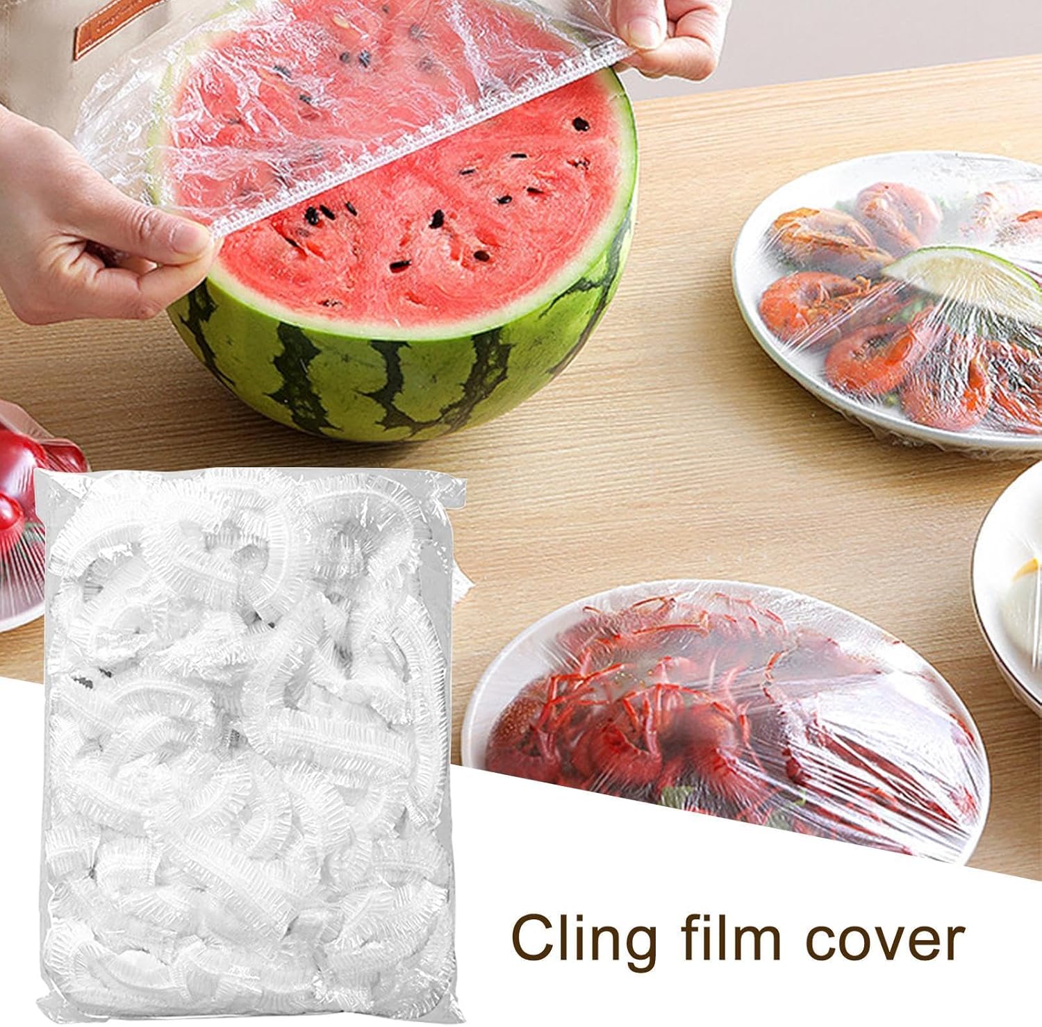 Fresh Keeping Film Store Container for Kitchen Bathroom Organizers