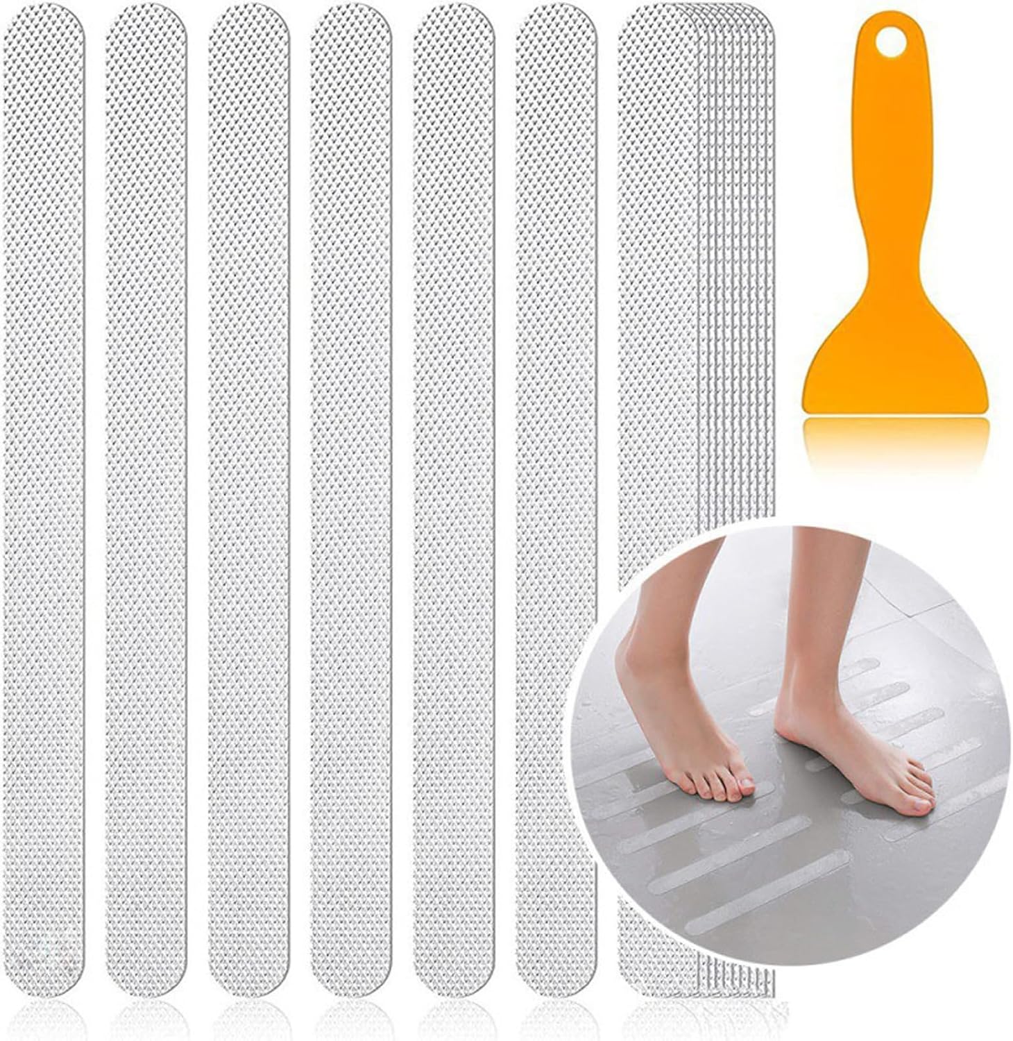 No Slip Bathtub Stickers Soft Durable for Bath Safety