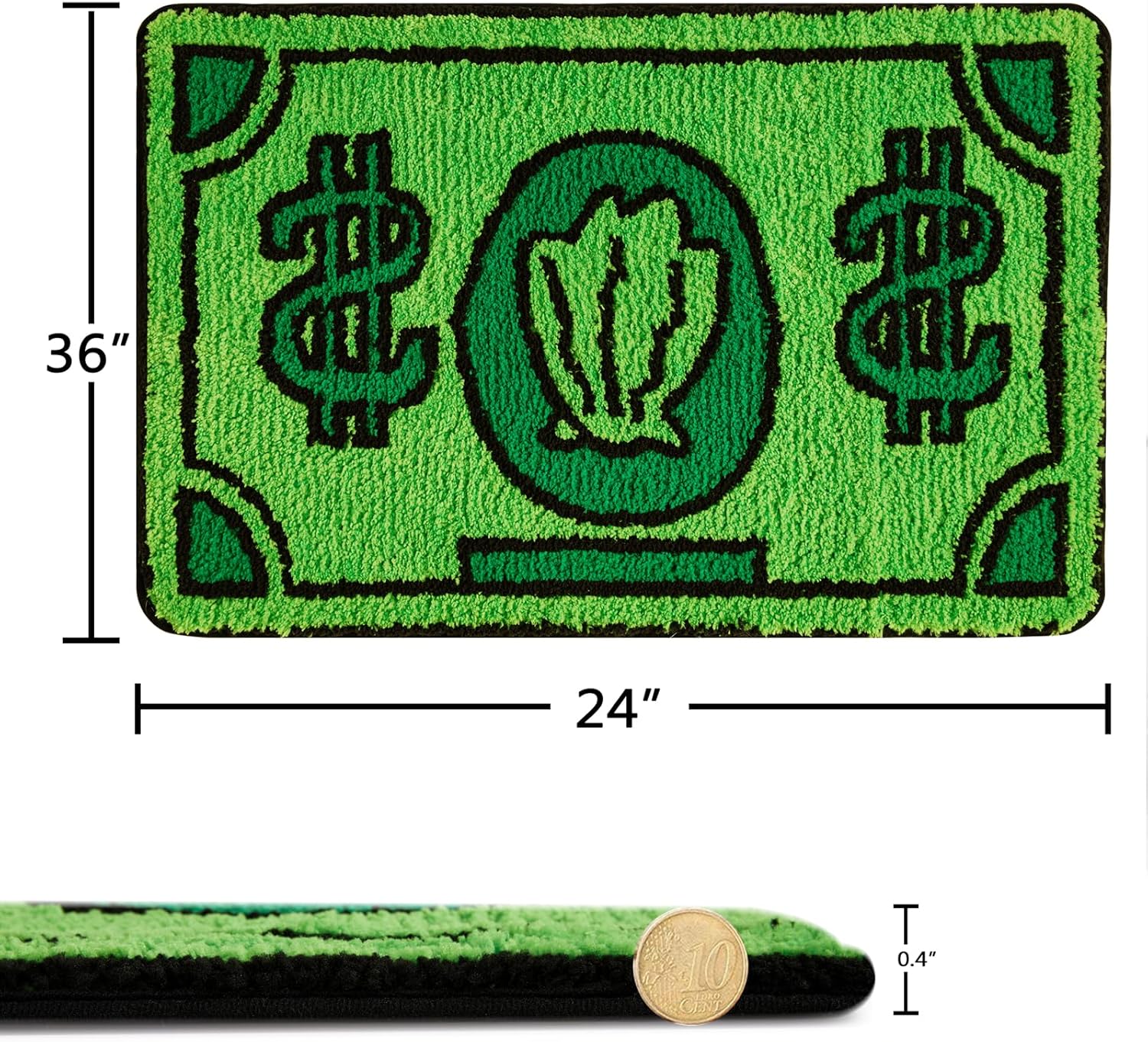RoomTalks Cute Money Rug