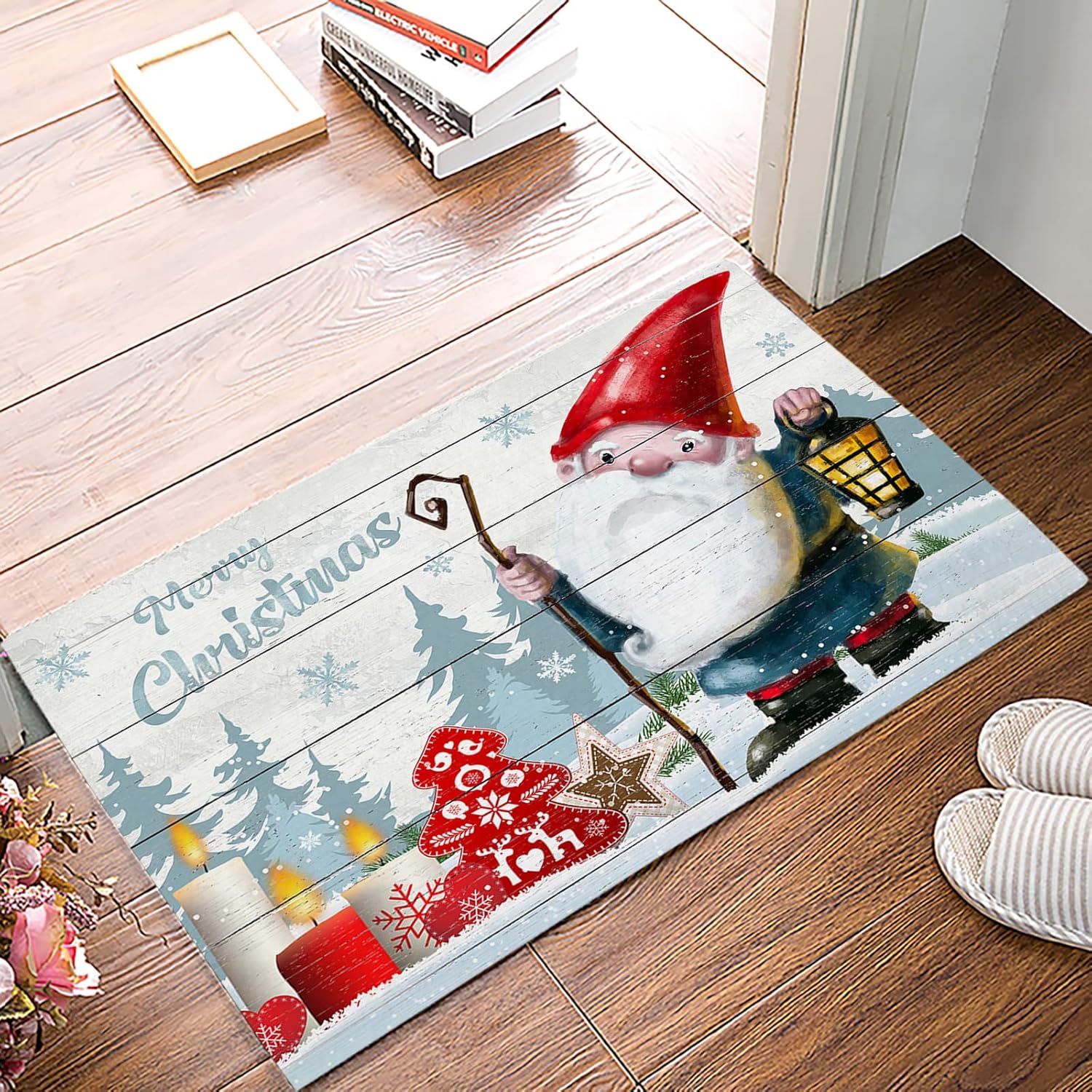 Merry Christmas Indoor Bath Mat