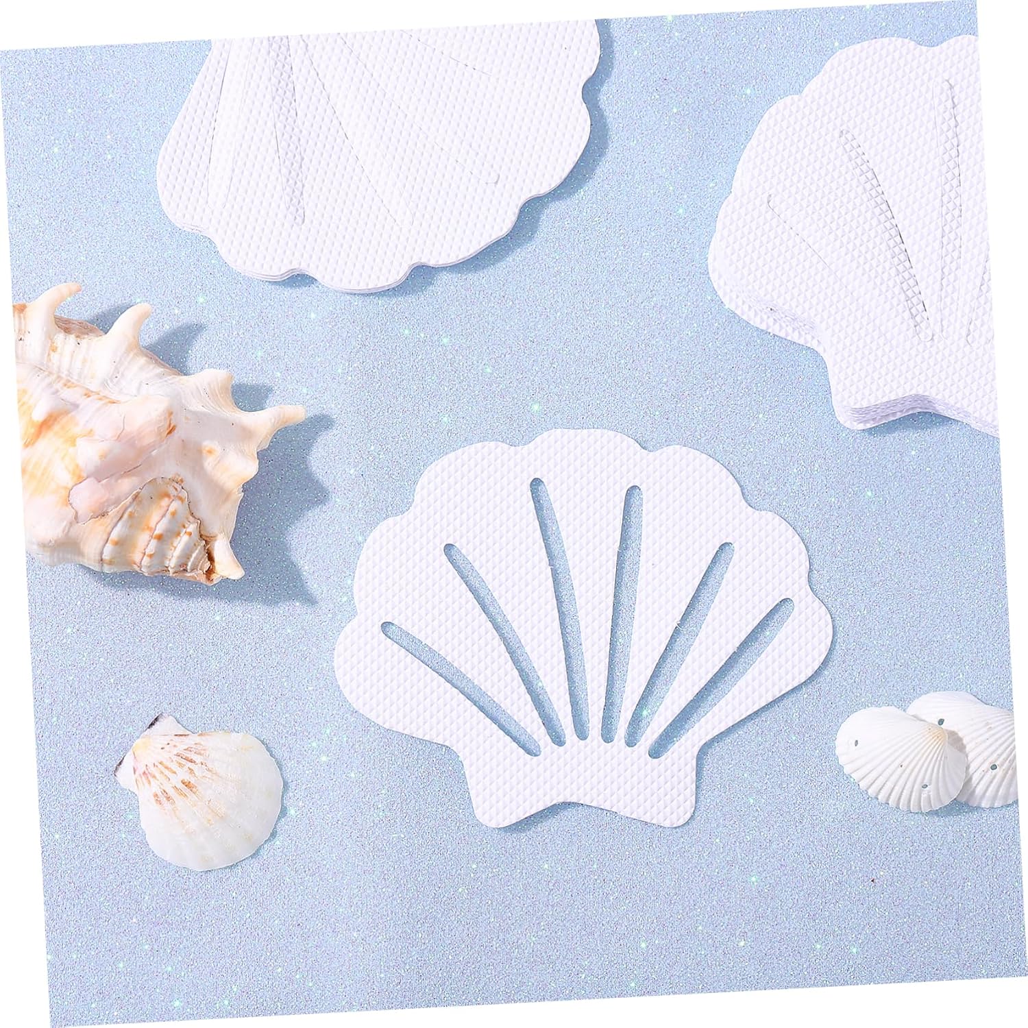 12pcs Non-Slip Bathtub Stickers Seashell Design