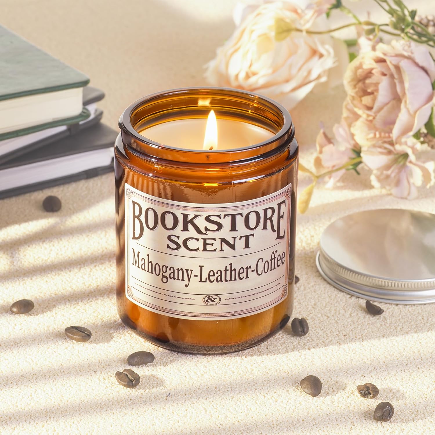 Book Lover Candle for Readers and Bookworms