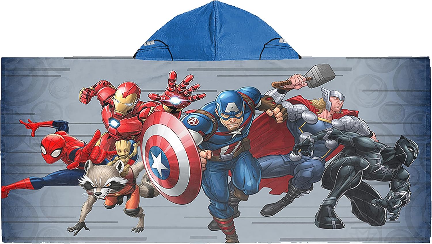 Jay Franco Marvel Avengers Hooded Bath Towel 100 Cotton