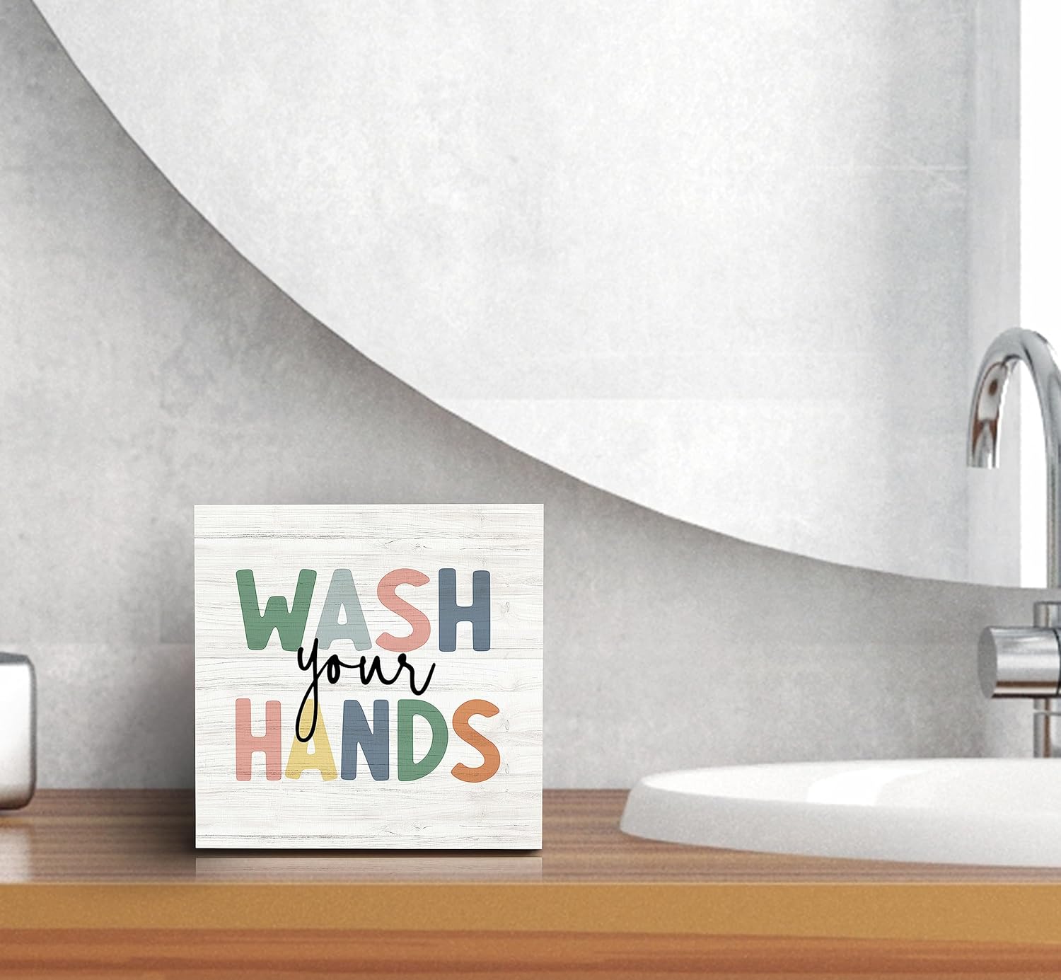 Wash Your Hands Sign for Kids