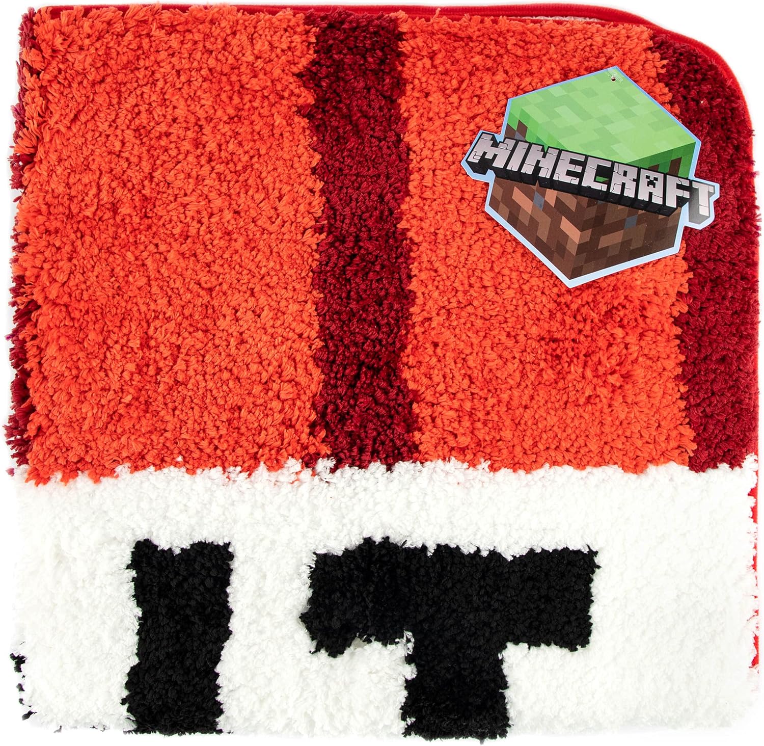Jay Franco Minecraft Creeper TNT Bath Rug Soft Safety for Kids