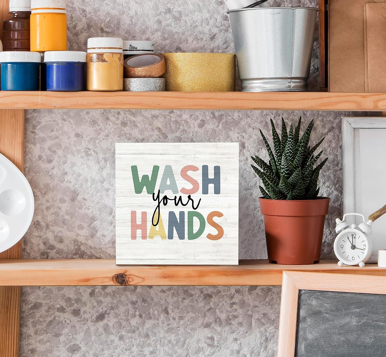 Wash Your Hands Sign for Kids